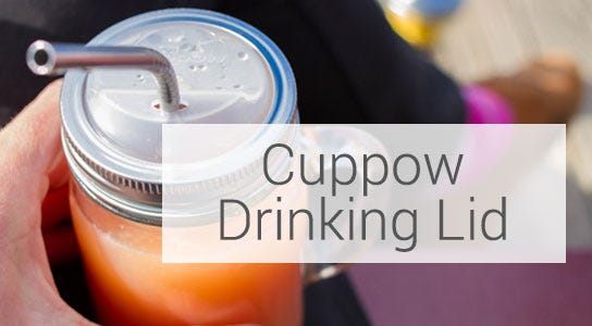 Cuppow Mason jar drinking lid