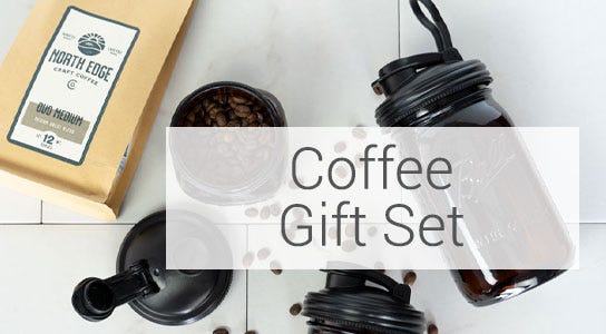 Mason jar Coffee Gift set